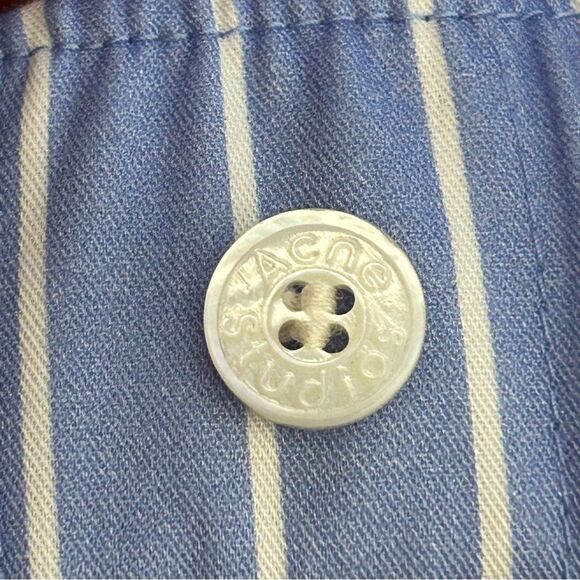 NWOT Acne Studios PRINTED TROUSERS in Light blue - Picture 9 of 16